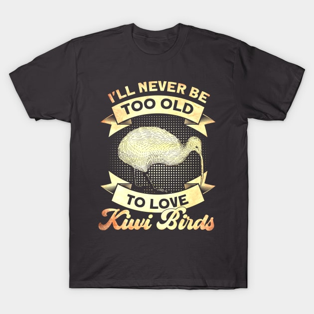 Endangered Species Bird Lover Kiwi Bird T-Shirt by Toeffishirts